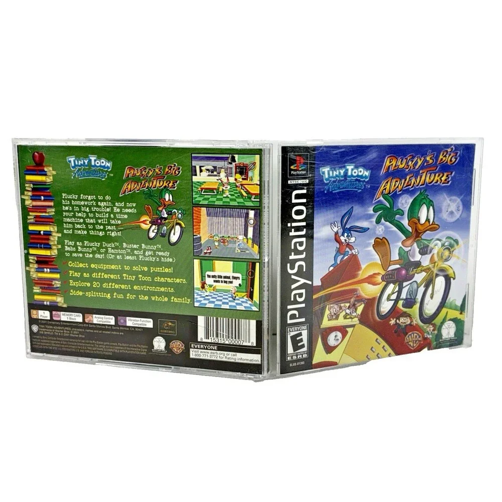 Tiny Toon Adventures: Plucky's Big Adventure Sony PlayStation Complete Tested